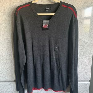 ALFANI V NECK SWEATER